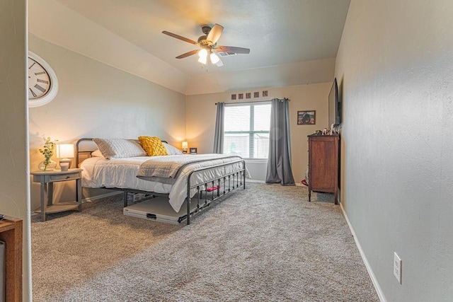 2432 NW 175th St, Edmond, OK 73012 - carpeted bedroom with a ceiling fan and a textured wall