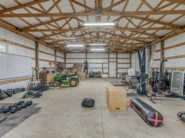 7401 E Forrest Hills Rd, Guthrie, OK 73044 - view of garage