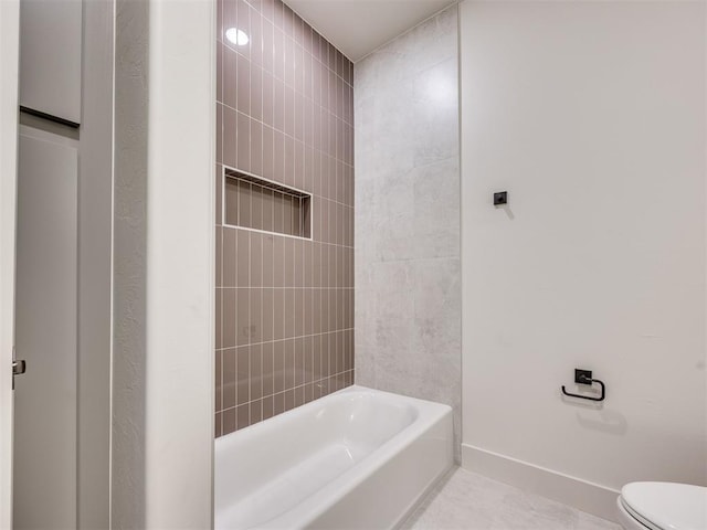 1136 Jozie Way, Tuttle, OK 73089 - bathroom with shower / washtub combination and tile patterned flooring