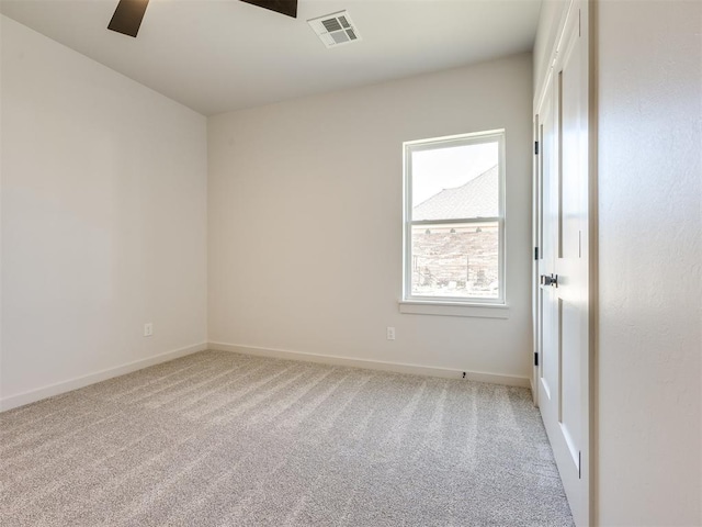 1136 Jozie Way, Tuttle, OK 73089 - carpeted spare room featuring ceiling fan and baseboards