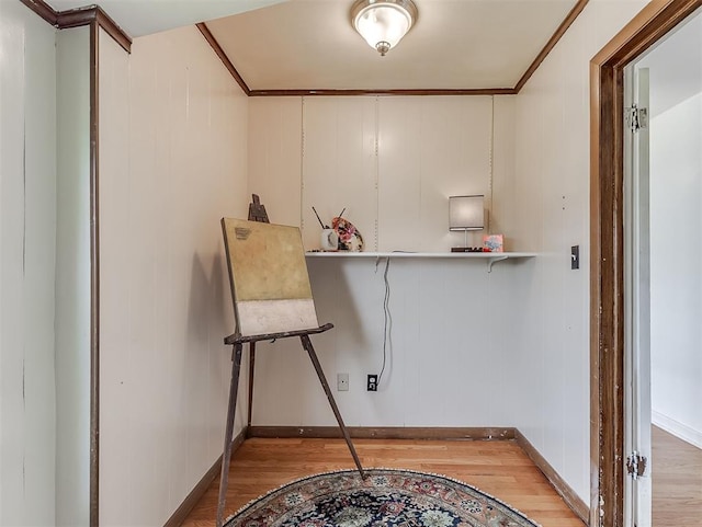 2720 NW 26th St, Oklahoma City, OK 73107 - unfurnished room with wood finished floors and ornamental molding