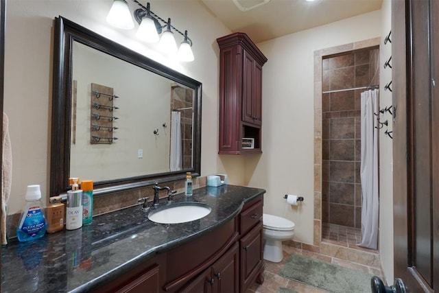 2309 Pinehurst Ct, Shawnee, OK 74801 - bathroom with vanity and tiled shower