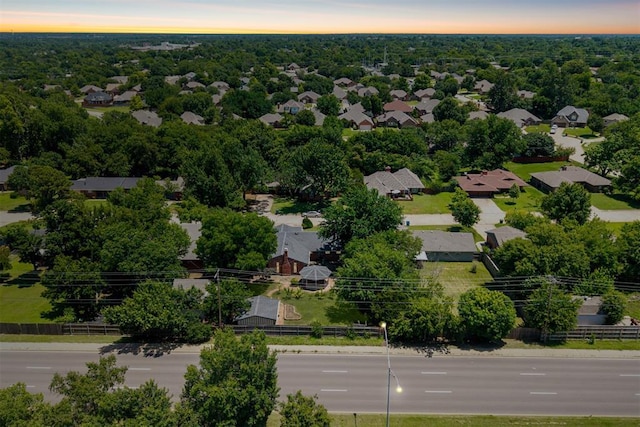 1825 Kings Rd, Edmond, OK 73013 - drone / aerial view of a tree filled landscape