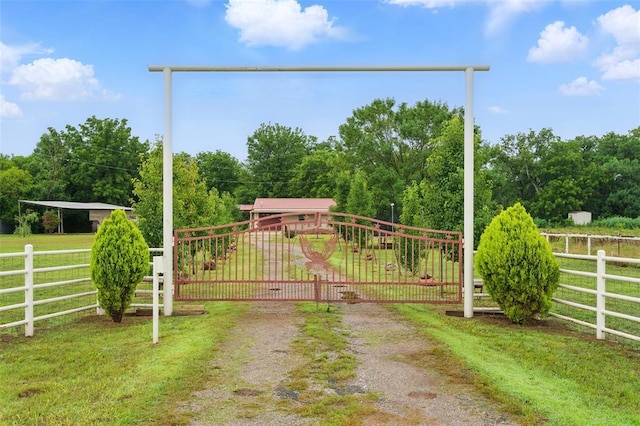 5801 N Henney Rd, Coyle, OK 73027 - view of gate