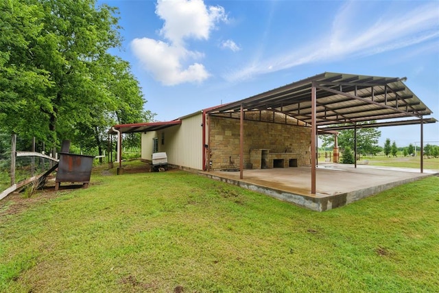 5801 N Henney Rd, Coyle, OK 73027 - back of property featuring a yard