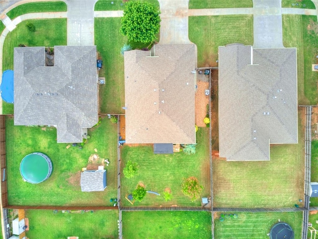 10705 SW 36th St, Yukon, OK 73099 - bird's eye view
