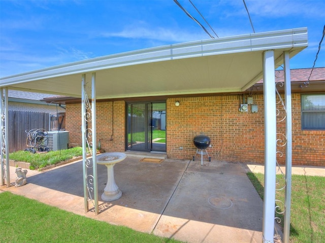 7600 NW 27th St, Bethany, OK 73008 - view of patio with grilling area