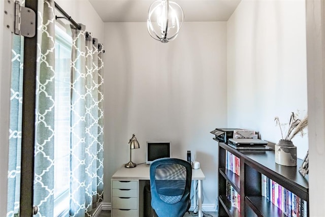 2713 Falling Leaves Dr, Weatherford, OK 73096 - home office with baseboards