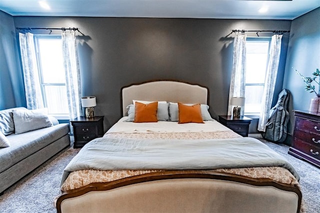2713 Falling Leaves Dr, Weatherford, OK 73096 - bedroom featuring carpet and multiple windows