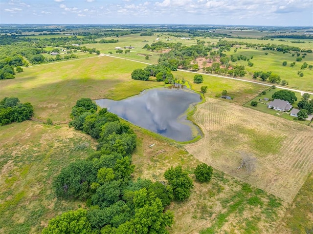 4919 E Lone Chimney Rd, Glencoe, OK 74032 - drone / aerial view of a nearby body of water