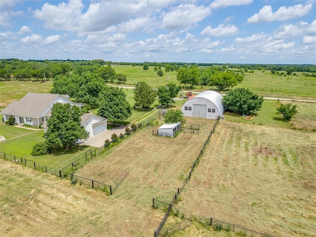 4919 E Lone Chimney Rd, Glencoe, OK 74032 - aerial view of sparsely populated area with a pastoral area