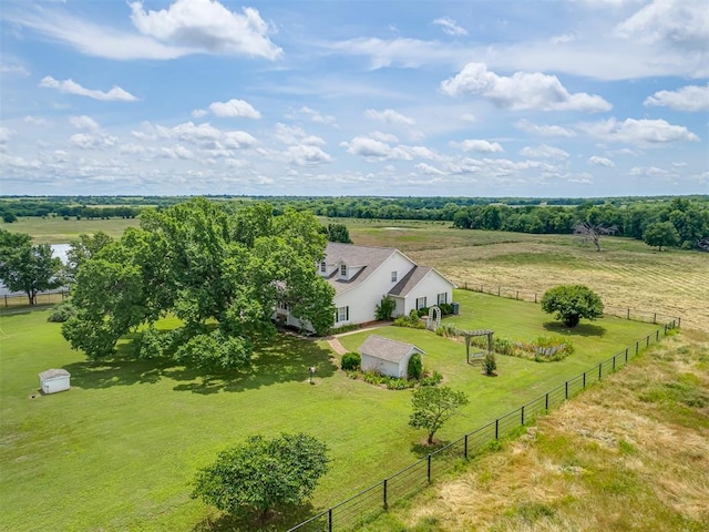 4919 E Lone Chimney Rd, Glencoe, OK 74032 - overview of rural landscape featuring a pastoral area
