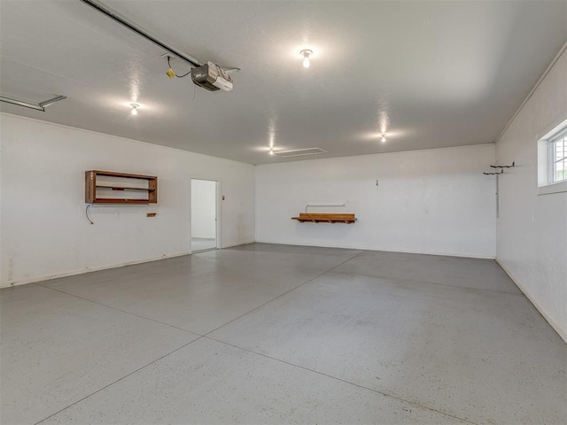 4919 E Lone Chimney Rd, Glencoe, OK 74032 - garage with a garage door opener