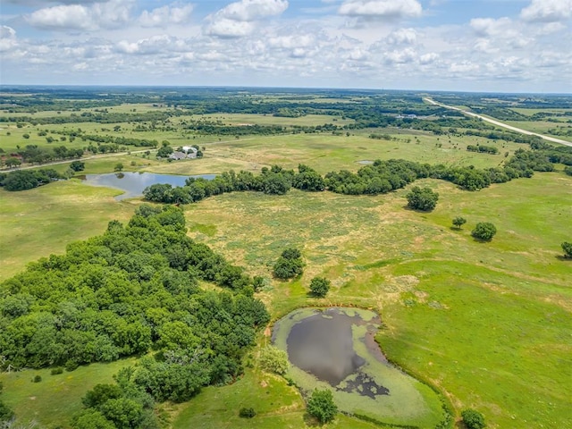 4919 E Lone Chimney Rd, Glencoe, OK 74032 - drone / aerial view of a nearby body of water