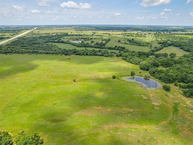 4919 E Lone Chimney Rd, Glencoe, OK 74032 - overview of rural landscape featuring a large body of water