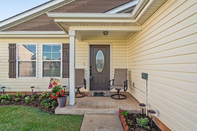 1609 NW 144th Ter, Edmond, OK 73013 - doorway to property featuring covered porch