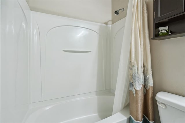 1609 NW 144th Ter, Edmond, OK 73013 - full bath with shower / bath combination with curtain and toilet