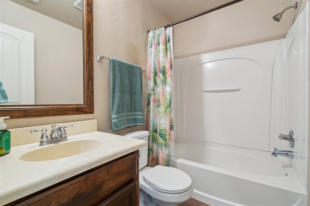1609 NW 144th Ter, Edmond, OK 73013 - bathroom with vanity and shower / tub combo with curtain