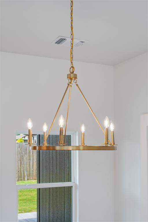 3825 NW 176th St, Edmond, OK 73012 - detailed view of a chandelier