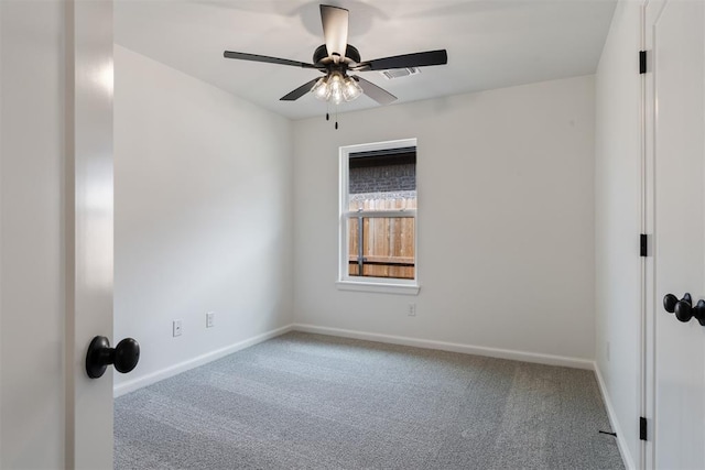 3825 NW 176th St, Edmond, OK 73012 - empty room with carpet floors and ceiling fan