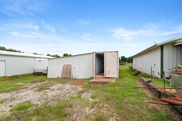 813 N Council Rd Unit S, Newcastle, OK 73065 - view of yard featuring an outbuilding and an outdoor structure