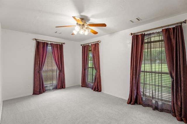 813 N Council Rd Unit S, Newcastle, OK 73065 - carpeted empty room with plenty of natural light and ceiling fan