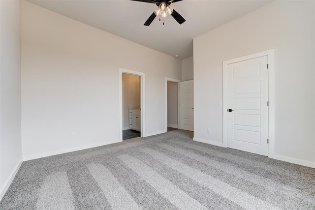 4163 Hawthorne St, Piedmont, OK 73078 - unfurnished bedroom featuring carpet flooring and ceiling fan