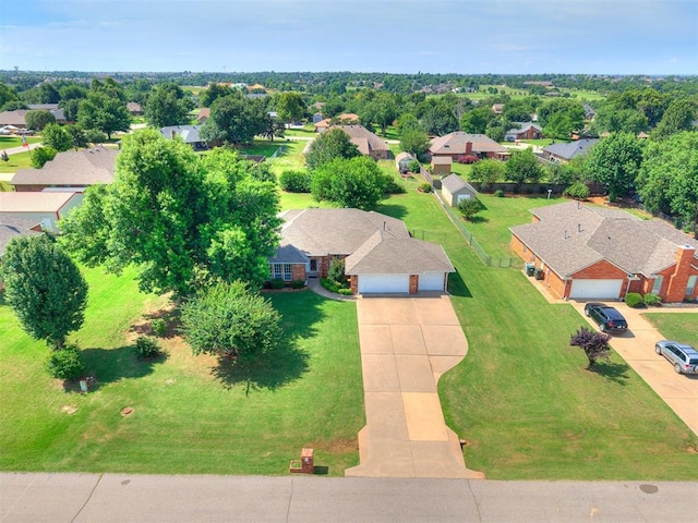 1204 Scrambler Ln, Edmond, OK 73025 - aerial view of residential area