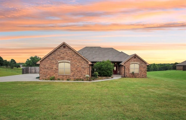 7732 Jesse Trl, Oklahoma City, OK 73150 - view of front of home featuring brick siding and roof with shingles