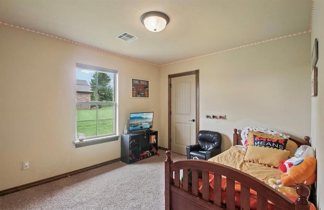 7732 Jesse Trl, Oklahoma City, OK 73150 - bedroom with carpet floors and baseboards