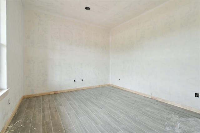 41364 Hazel Dell Rd, Shawnee, OK 74804 - unfurnished room featuring wood finished floors and baseboards