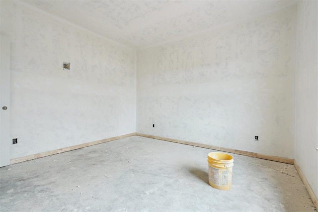 41364 Hazel Dell Rd, Shawnee, OK 74804 - unfurnished room with concrete floors and baseboards