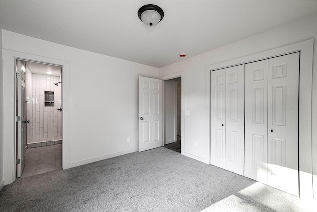 1417 Mallard Dr, Del City, OK 73115 - unfurnished bedroom with carpet flooring, ensuite bathroom, and a closet