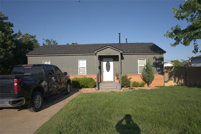 9008 N Walker Ave, Oklahoma City, OK 73103 - ranch-style house with brick siding and roof with shingles