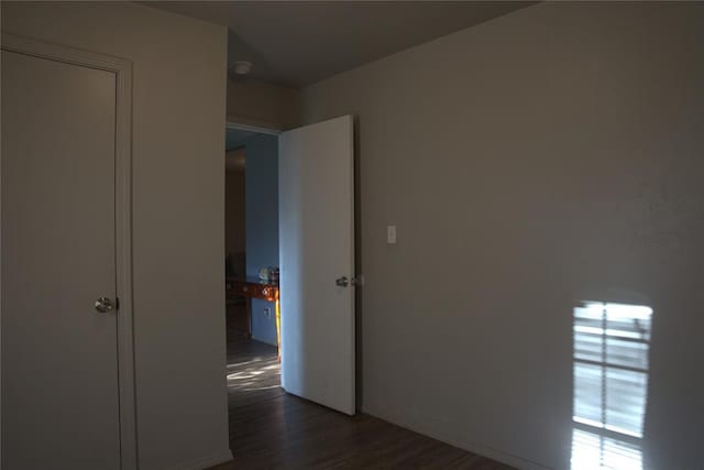 9008 N Walker Ave, Oklahoma City, OK 73103 - unfurnished room featuring dark wood finished floors