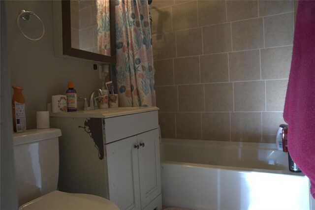 9008 N Walker Ave, Oklahoma City, OK 73103 - full bathroom with vanity and shower / tub combo
