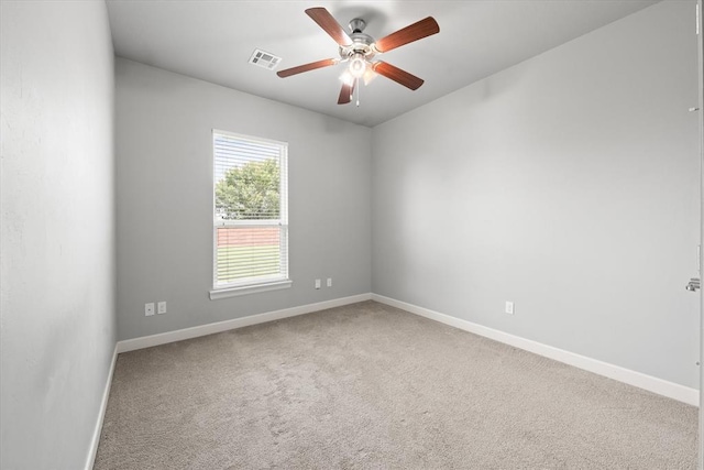 641 Geneva Dr, Edmond, OK 73025 - carpeted empty room featuring ceiling fan and baseboards