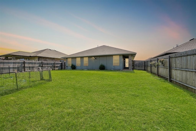1109 Hickory Creek Dr, Yukon, OK 73099 - back of property with a fenced backyard