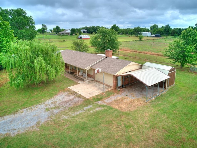 2349 Fox Ln, Blanchard, OK 73010 - aerial view of property and surrounding area
