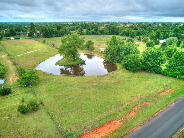 2349 Fox Ln, Blanchard, OK 73010 - bird's eye view of a nearby body of water