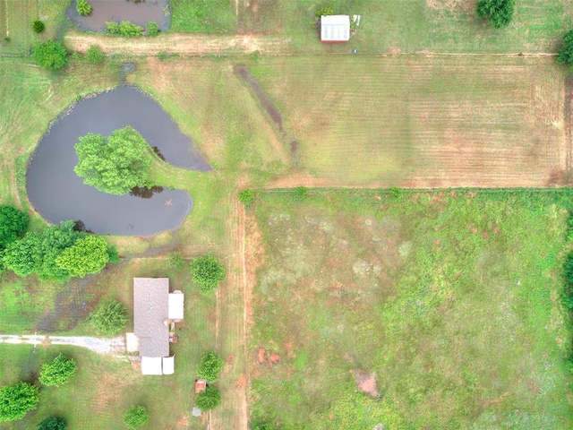 2349 Fox Ln, Blanchard, OK 73010 - drone / aerial view of a large body of water