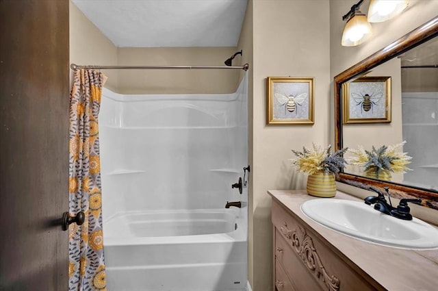 12414 SW 15th Ter, Yukon, OK 73099 - bathroom with vanity and shower / bath combo