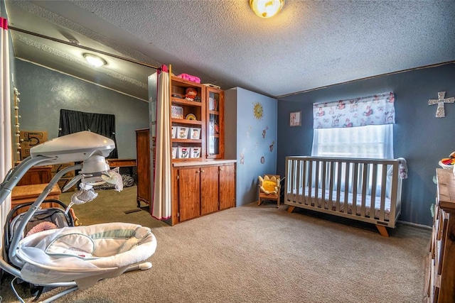 910903 S 3444th Rd, Chandler, OK 74834 - carpeted bedroom featuring a textured ceiling