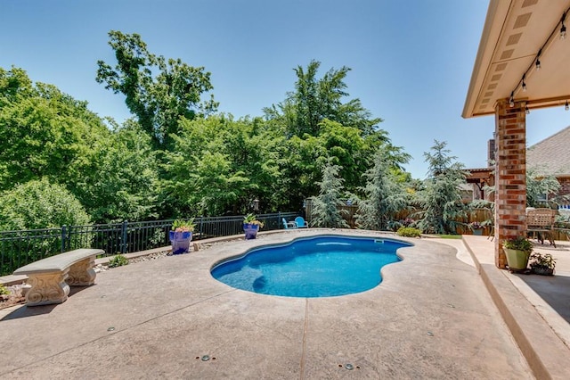 637 Branch Line Rd, Yukon, OK 73099 - view of pool with a patio and a fenced backyard