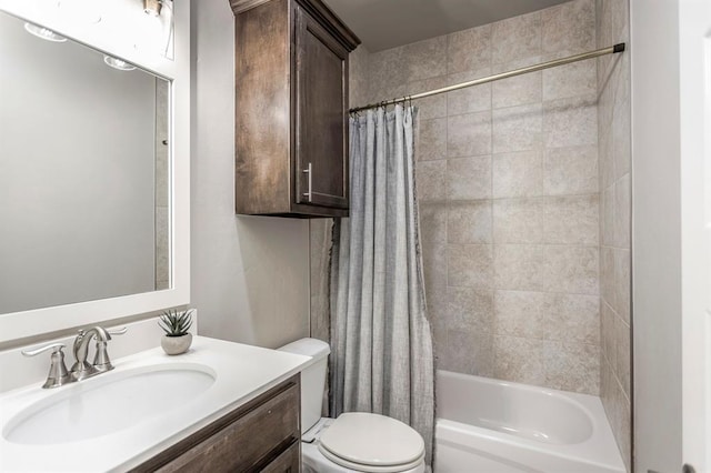 17817 Morning Sky Ct, Edmond, OK 73012 - full bathroom with vanity and shower / bath combo with shower curtain