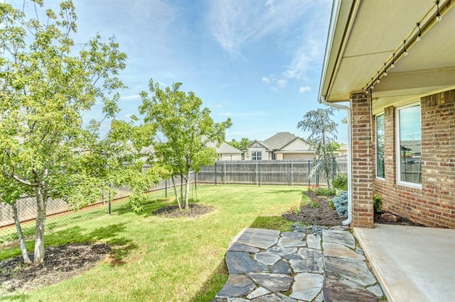 17817 Morning Sky Ct, Edmond, OK 73012 - fenced backyard featuring a patio