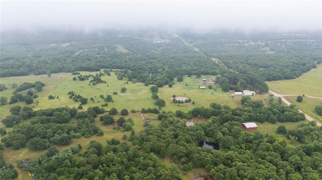 39525 W 151st St, Bristow, OK 74010 - aerial overview of property's location featuring rural landscape