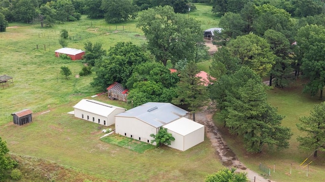 39525 W 151st St, Bristow, OK 74010 - overview of rural landscape