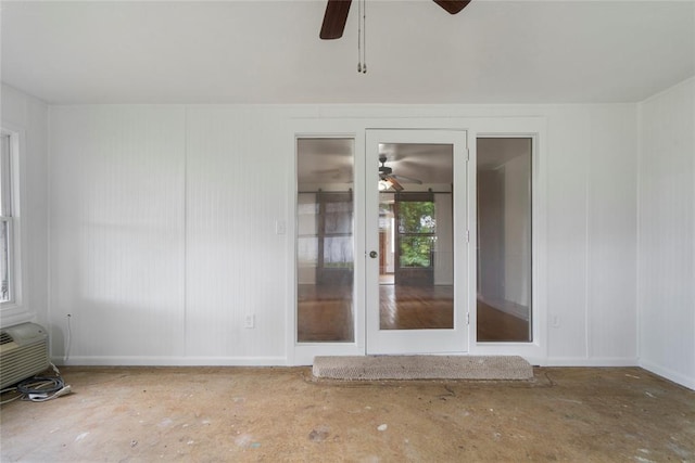39525 W 151st St, Bristow, OK 74010 - unfurnished sunroom featuring french doors