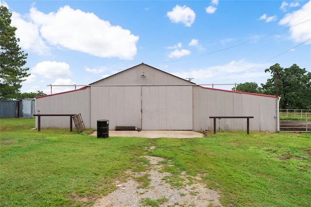 39525 W 151st St, Bristow, OK 74010 - view of pole building